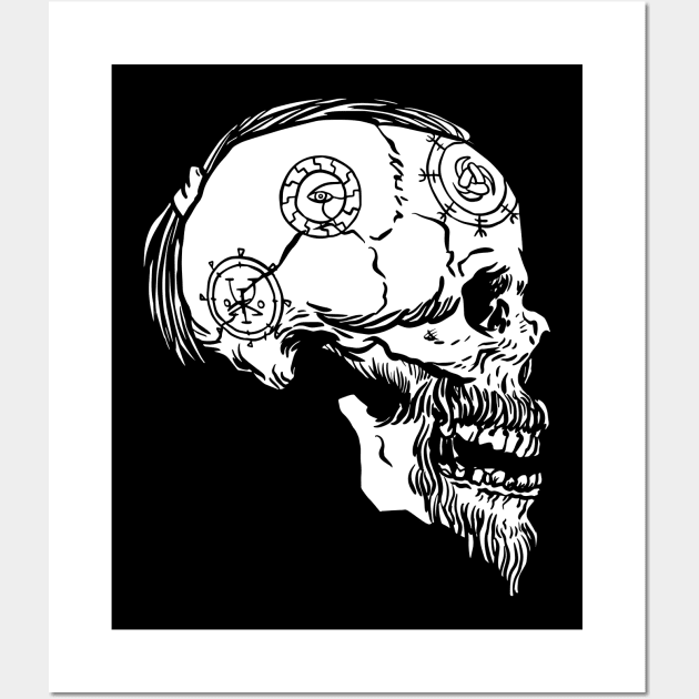 Viking Skull Wall Art by LR_Collections